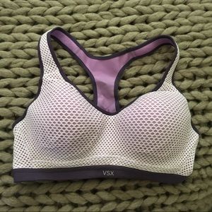 Mesh and lilac VSX sports bra💜